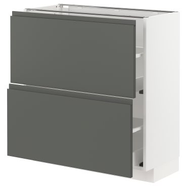 METOD/MAXIMERA, долен шкаф с 2 чекмеджета, 293.103.23