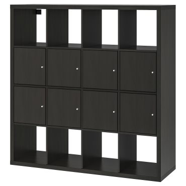 KALLAX, етажерка с 8 врати, 390.174.72