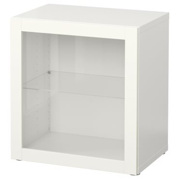 BESTÅ, етажерка със стъклена врата, 490.476.47