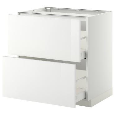 METOD, долен шкаф за готварски плот с 2 чела/2 чекмеджета, 499.240.43