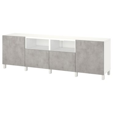 BESTÅ, TV шкаф с врати и чекмеджета, 594.359.39