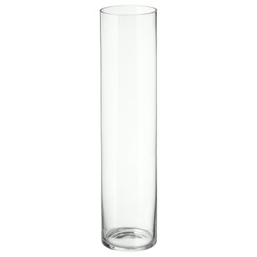 CYLINDER, ваза 68см, прозрачно стъкло, 602.233.28