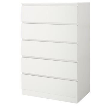MALM, скрин с 6 чекмеджета, 604.036.02