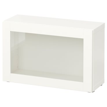 BESTÅ, етажерка със стъклена врата, 790.467.07