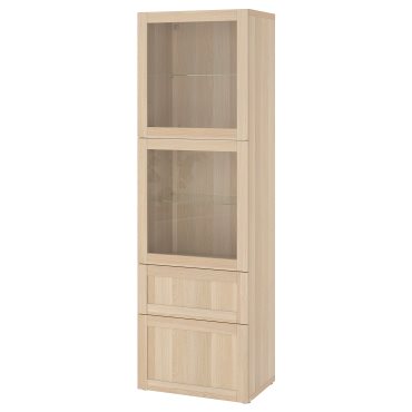 BESTÅ, комбинация със стъклени вратички, 794.215.64