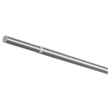 HUGAD, корниз за завеси, 120-210 см, сребристо, 902.171.37