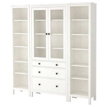 HEMNES, комбиниран артикул за съхранение с врати/чекмеджета, 992.342.55
