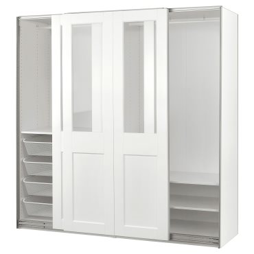 PAX/GRIMO, гардероб с плъзгащи се врати, 995.030.35