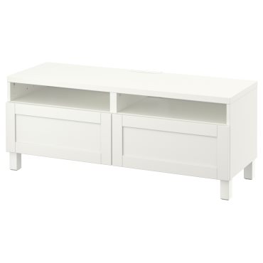 BESTÅ, TV шкаф с чекмеджета, плавно затваряне, 091.882.86