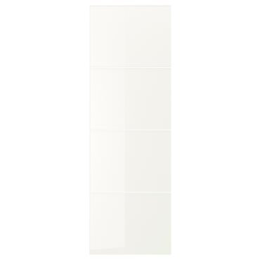 FÄRVIK, панели з рамка з плъзгаща се врата, 150x236 см, бяло стъкло, 202.503.33