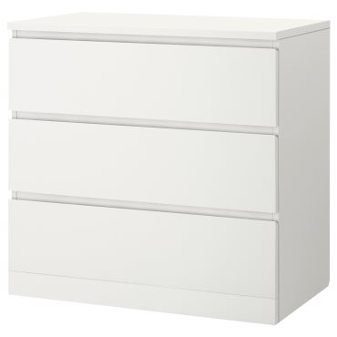 MALM, скрин с 3 чекмеджета, 204.035.62