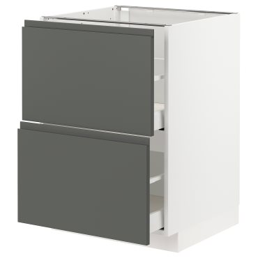 METOD/MAXIMERA, дол шкаф 2чел/2вис чекм, 293.064.96
