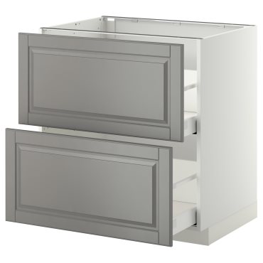METOD, долен шкаф с 2 чела/2 високи чекмеджета, 399.140.11