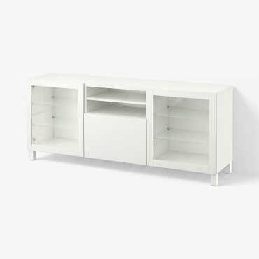 BESTÅ, TV шкаф с чекмеджета, 491.941.05