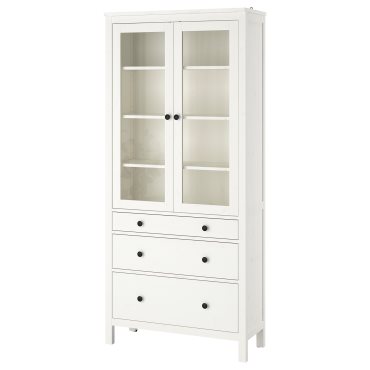 HEMNES, витрина с 3 чекмеджета, 503.717.72