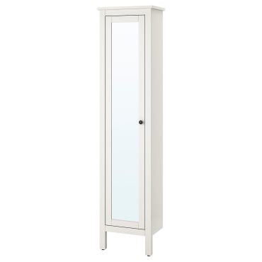 HEMNES, огледало шкаф 49x31x200см, бяло, 702.176.85