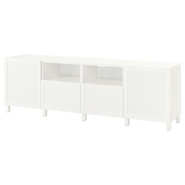 BESTÅ, TV шкаф с врати и чекмеджета, 794.013.54