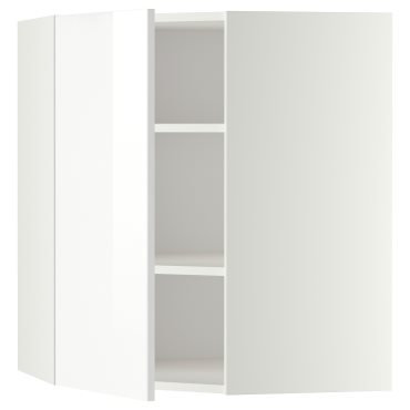 METOD, ъглов стенен шкаф с рафтове, 799.185.21
