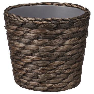 DRUVFLÄDER, кашпа, 12 см, воден зюмбюл/сиво, 802.418.16