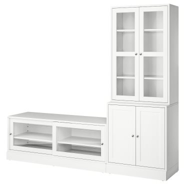 HAVSTA, TV секция/стъклени врати, 895.348.10