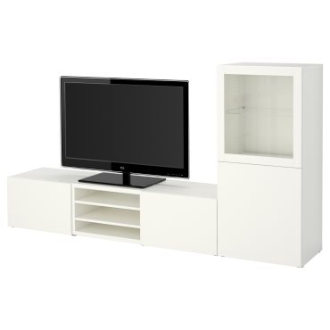 BESTÅ, TV секция/стъклени врати, 094.062.65