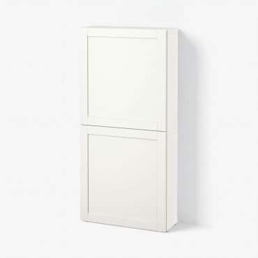 BESTÅ, стенен шкаф с 2 врати, 094.219.87