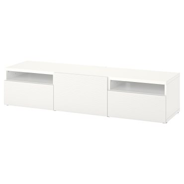 BESTÅ, TV шкаф с чекмеджета и врата, 094.358.90