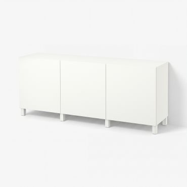 BESTÅ, комбиниран артикул за съхранение с врати, 291.397.18