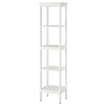 HEMNES, етажерка 42x172см, бяло, 302.176.54