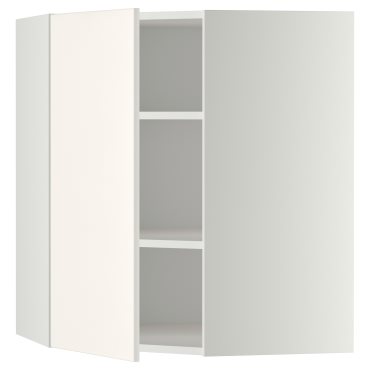 METOD, ъглов стенен шкаф с рафтове, 699.179.23