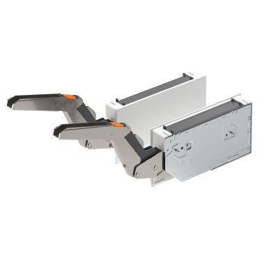 UTRUSTA, панти с push с-ма за хориз. Врати, 2 бр. в к-т, 704.624.84