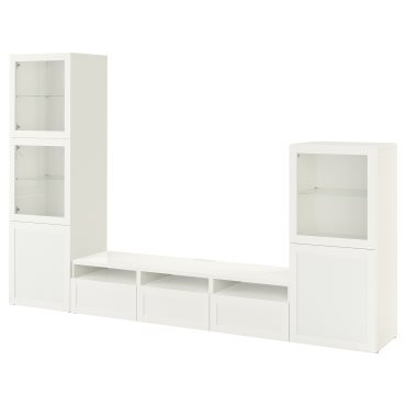 BESTÅ, TV секция/стъклени врати, 994.063.84