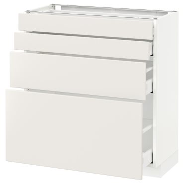 METOD, долен шкаф с 4 чела/4 чекмеджета, 294.010.97