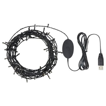 STRÅLA, LED светлинна верига, 100 светлини, 005.631.89