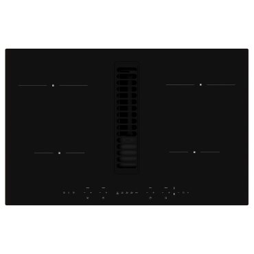 TÄCKNAN, индукц. котлон/вграден аспиратор, 80 см, IKEA 300, 006.072.87
