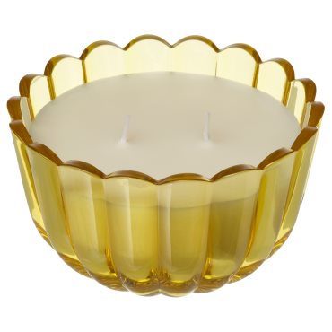 MORKULLA, ароматна свещ в чаша, 2 фитила, Цитрусов цвят, 22 ч., 006.195.96