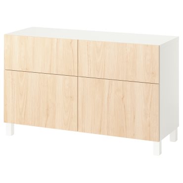 BESTÅ, комб. артикул за съхранение с врати/чекм., 095.693.37