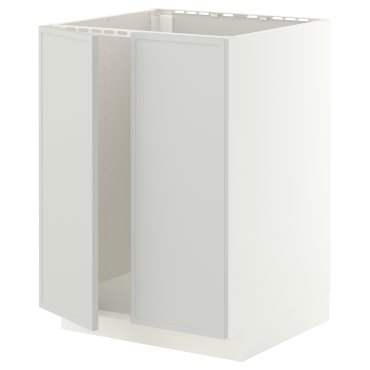 METOD, долен шкаф за мивка+2 врати, 60x60 см, 096.053.02
