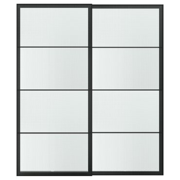 LUNDBRÄSMA, 2 плъзгащи се врати, 200x236 см, 096.190.59