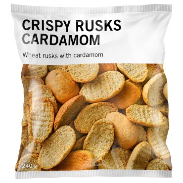 CRISPY RUSKS, Пшеничен сухар, кардамон, 106.252.95