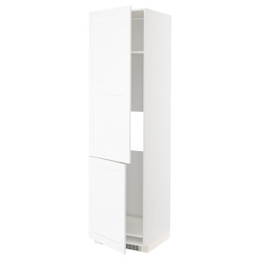 METOD, висок шкаф за хладилник/фризер, 2врати, 194.735.32