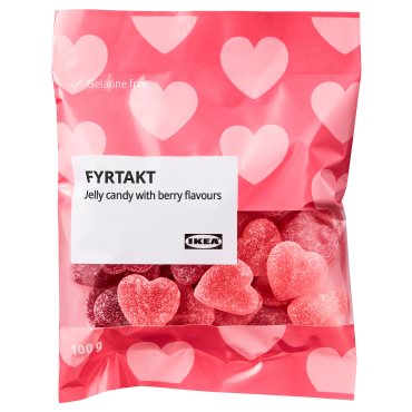 FYRTAKT, Желирани бонбони, с вкус на горски плодове, 205.869.29