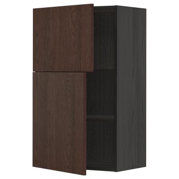 METOD, стенен шкаф с рафтове/2 вратички, 294.690.30