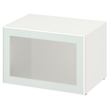 BESTÅ, етажерка със стъклена врата, 294.891.13