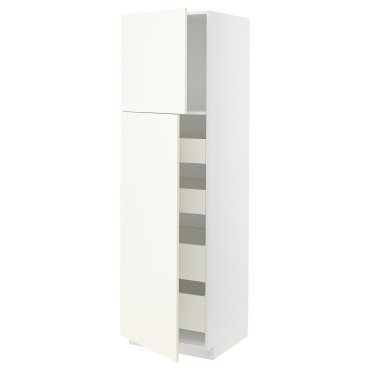 METOD/MAXIMERA, висок шкаф с 2 врати/4 чекмеджета, 295.074.28