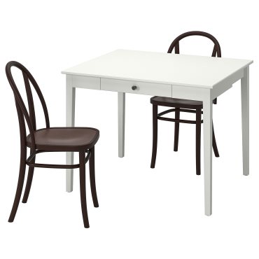 IDANAS/SKOGSBO, маса и 2 стола, 295.151.12