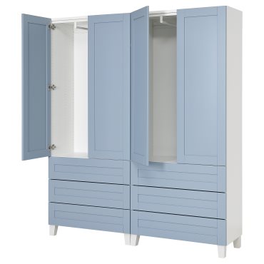PLATSA, гардероб с 4 врати+6 чекмеджета, 295.556.69