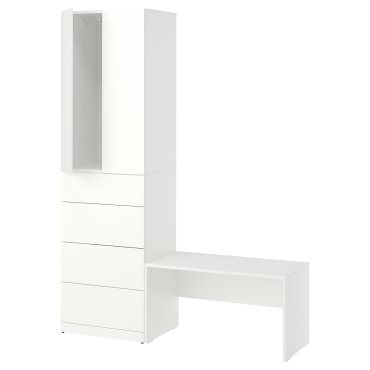 LASTARE, комб. артикули за съхранение, с пейка, 150x42x200 см, 296.038.73