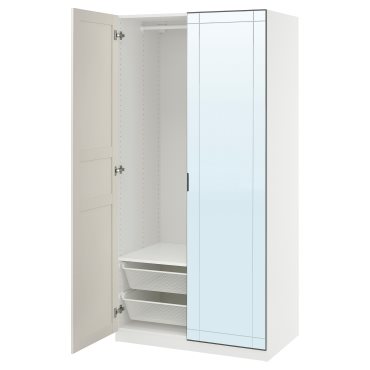 PAX/KAMMARTORP/FLISBERGET, гардероб - комбинация, 100x60x201 см, 296.259.12
