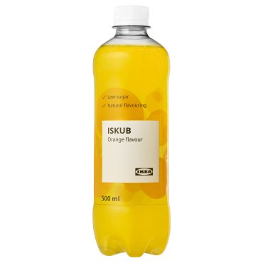 ISKUB, Газирана безалкохолна напитка с вкус на портокал, 305.480.60